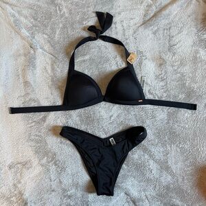 PINK Victoria's Secret Black Bikini Set